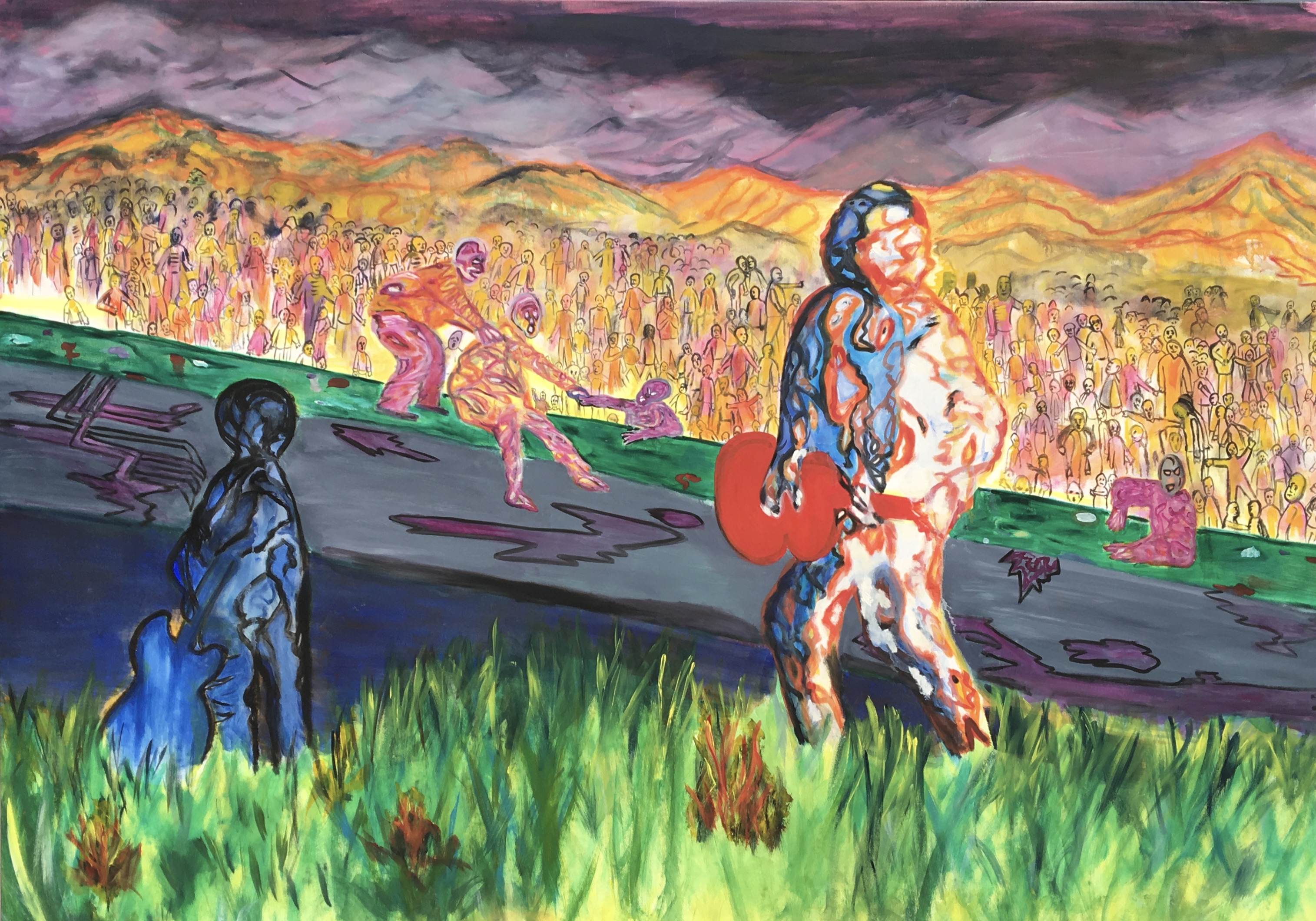 In their own world - studie Daniel Richter