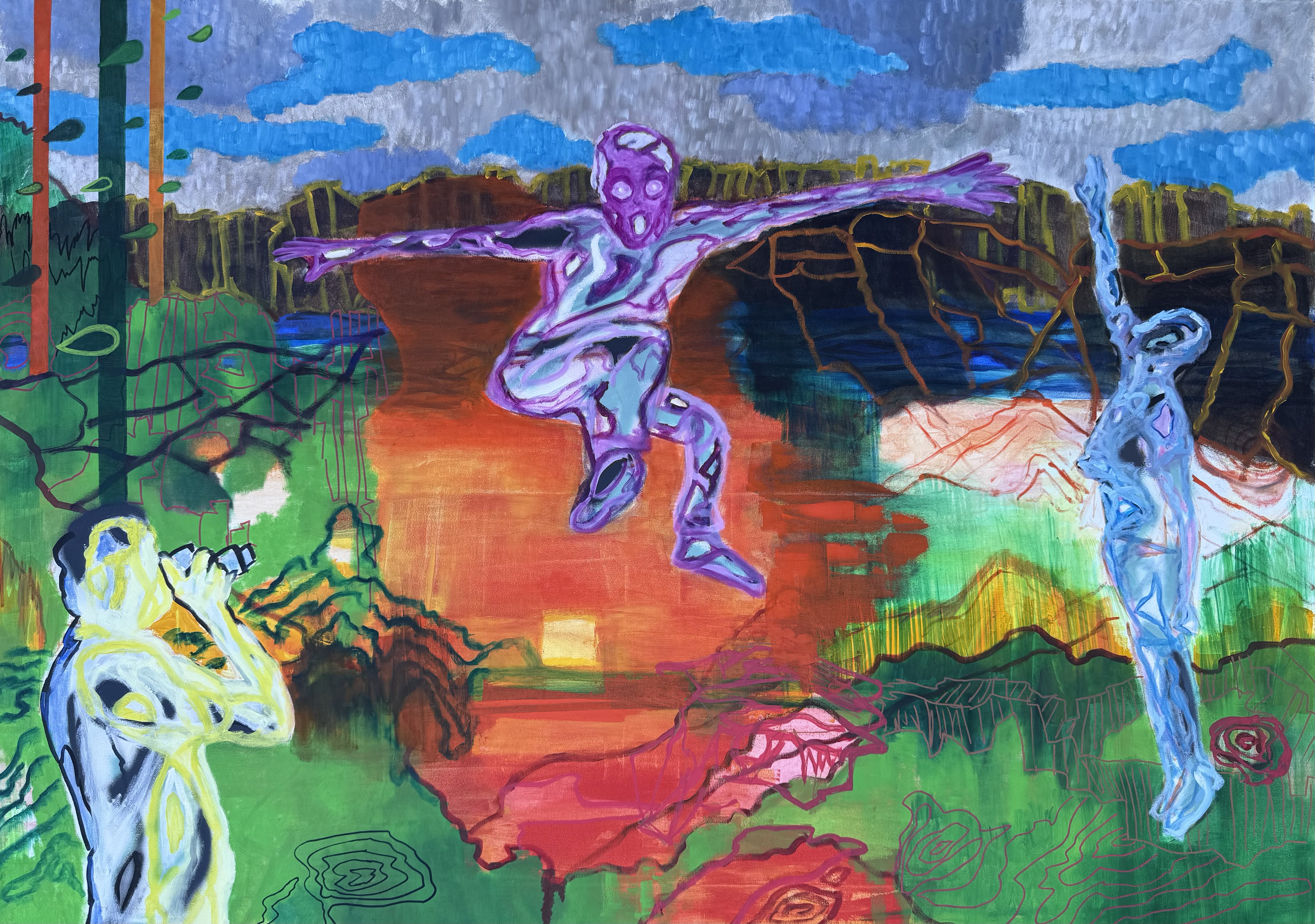 Studie Hockney Richter Kirkeby