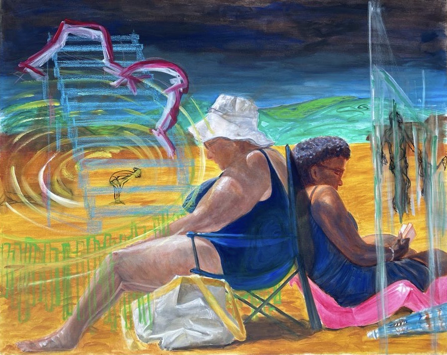 Twee Meisjes op het Strand